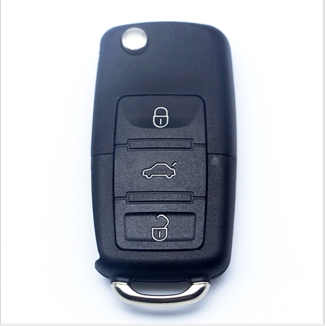 Black car key remote shell by BACKUPMYFILESNOW.COM®, showing a sleek protective cover for car key fob.