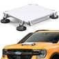 Black car-mounted magnetic antenna signal receiving bracket for Starlink Mini, compatible with installation kits, by BACKUPMYFILESNOW.COM®