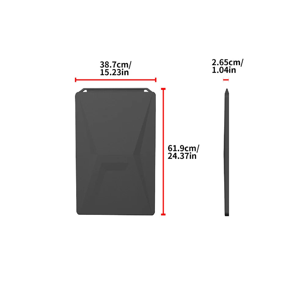 Black silicone protective case for Starlink Gen3 antenna, drop-proof outdoor cover, designed for outdoor adventures and spare parts.