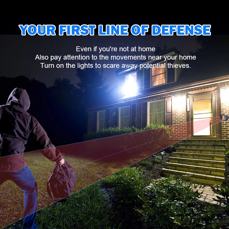 Black outdoor smart home security sensor with weather-resistant design, WiFi motion detector, and remote app notifications.