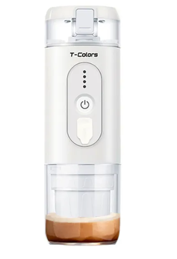 Black coffee maker by BackupMyFilesNow.com with a sleek design and digital control panel, ideal for brewing fresh coffee at home.