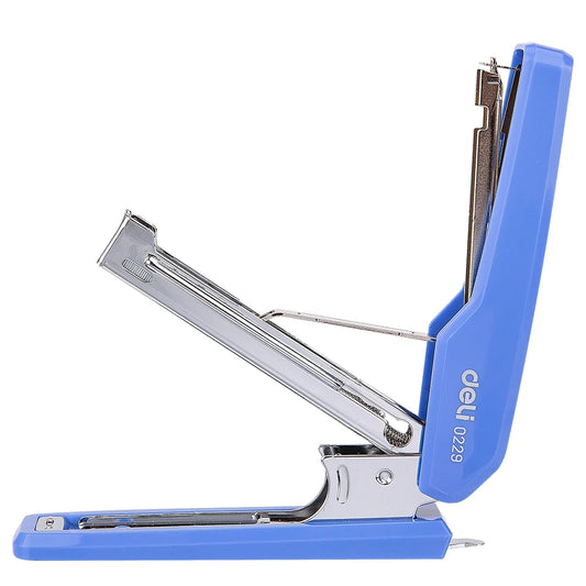 Black Deli Stapler 10 by BackupMyFilesNow.com, durable metal stapling machine for office paper binding.