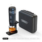 Black BackupMyFilesNow® Italian Espresso outdoor mini handheld fully automatic coffee maker with compact design and digital controls.