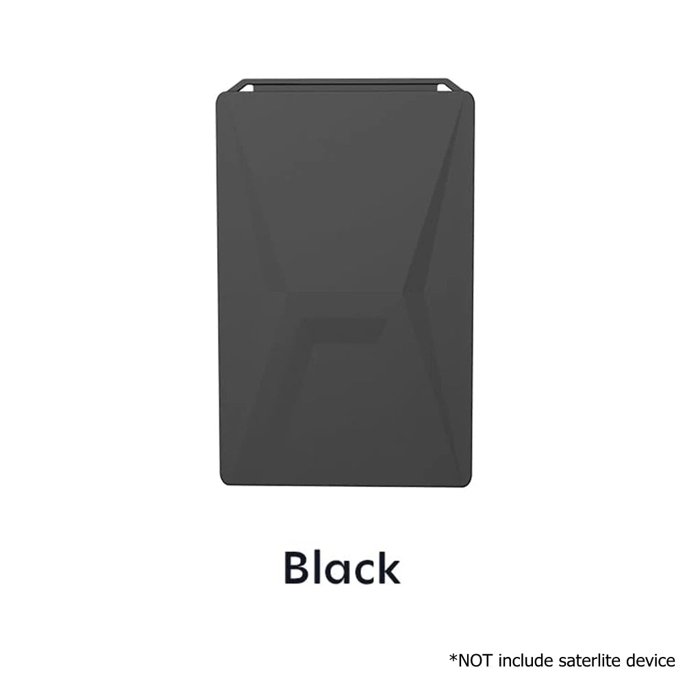 Black shockproof silicone protective case for Starlink Gen 3 antenna, anti-scratch cover from BACKUPMYFILESNOW.COM®