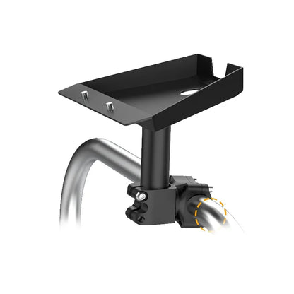 Starlink Gen 3 metal mount kit bracket with round tube pipe adapter for RV roof installation, by BACKUPMYFILESNOW.COM®.