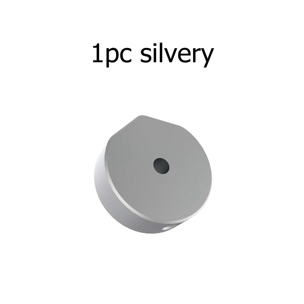 Black aluminum alloy Starlink Mini 2024 round tube bracket adapter and pea pod stand mounting kit for Starlink Mini accessories.