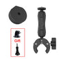 Black aluminum alloy Starlink Mini 2024 round tube bracket adapter and pea pod stand mounting kit for Starlink Mini accessories.