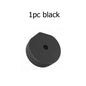 Black aluminum alloy Starlink Mini 2024 round tube bracket adapter and pea pod stand mounting kit for Starlink Mini accessories.