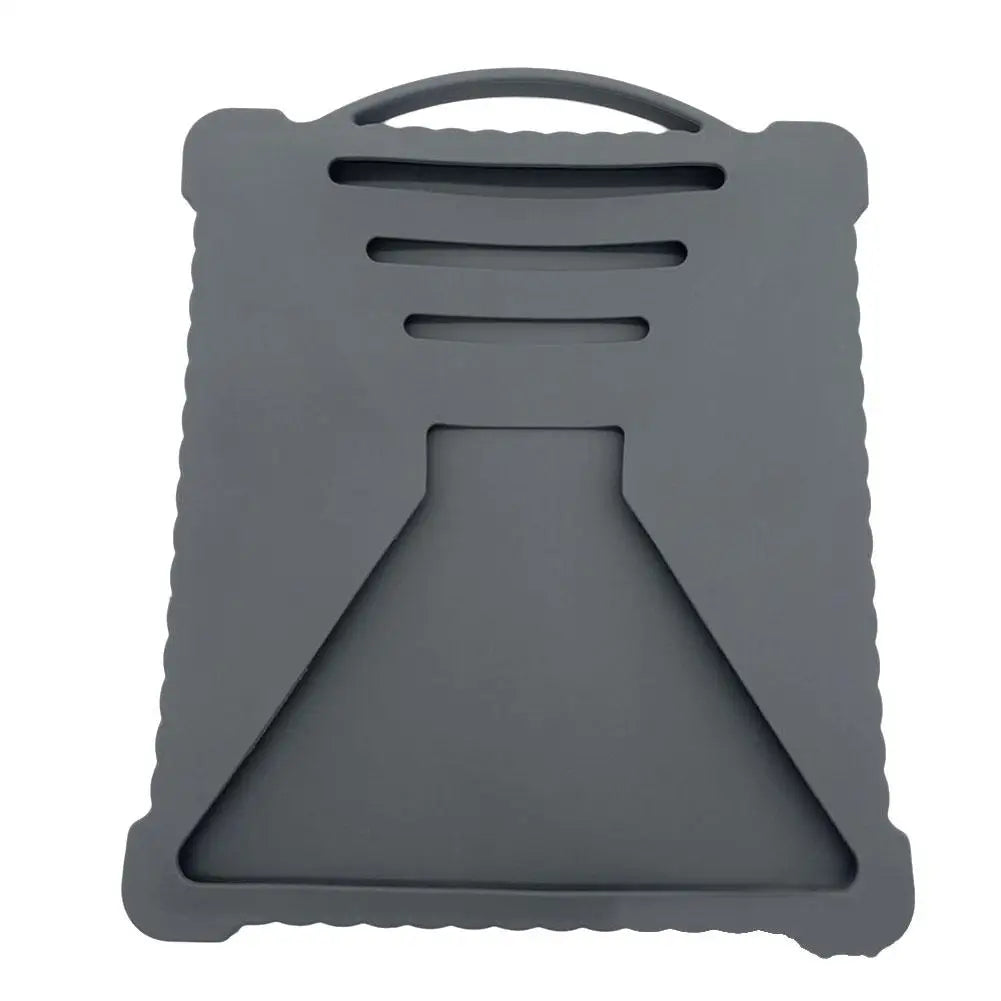 Black silicone case for Starlink Mini car mount with suction cup, designed for roof or sunroof installation, by BACKUPMYFILESNOW.COM®.