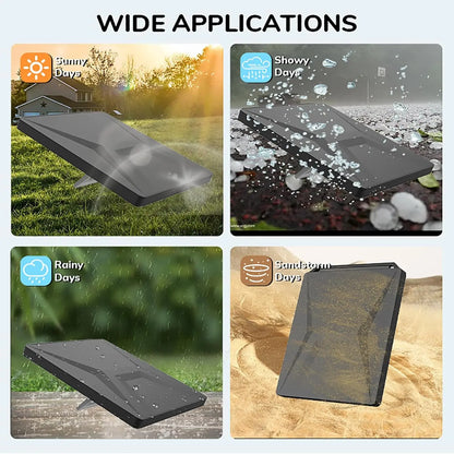 Black silicone protective case for Starlink Mini, shockproof and waterproof outdoor cover from BACKUPMYFILESNOW.COM®.