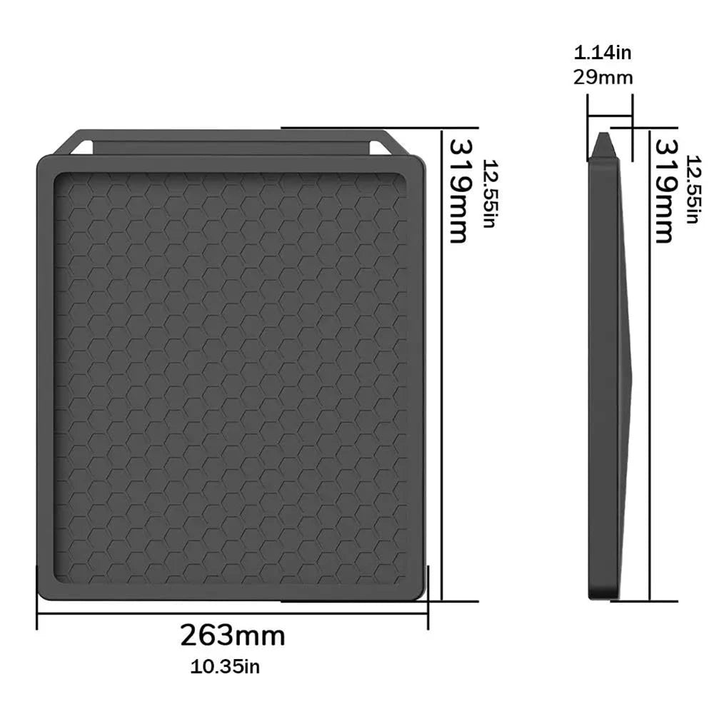 Black silicone protective case for Starlink Mini by BACKUPMYFILESNOW.COM®, featuring anti-drop, shockproof, and waterproof outdoor protection.