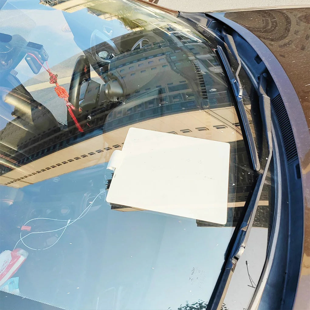 Black Starlink Mini vehicle-mounted suction cup bracket for satellite receivers, easy to install and secure on vehicles.