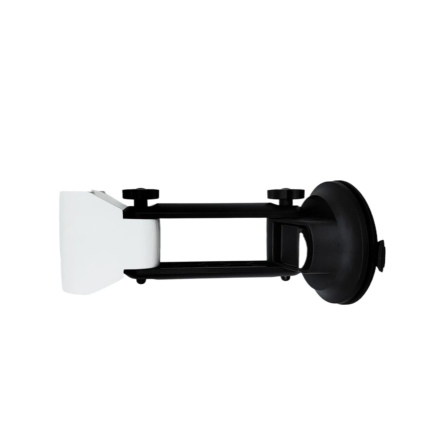 Black Starlink Mini vehicle-mounted suction cup bracket for satellite receivers, designed for easy installation and secure hold.