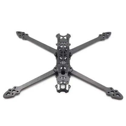Black 7 and 8 inch carbon fiber drone frame MK4 FPV crossing frame lightweight design, compatible with SPEEDYBEE 2806 motors.