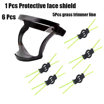 Black full-face transparent protection mask with adjustable buckle, reusable heat-resistant shield for safety during work or outdoor activities.