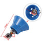 Black high-pressure pesticide sprayer nozzle with adjustable watering, windproof design, suitable for garden irrigation and agricultural use.