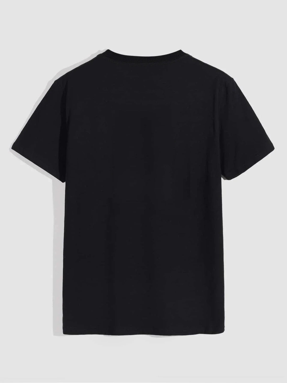 Men's casual crew neck T-shirt with rose print from BACKUPMYFILESNOW.COM®, featuring a regular or oversize fit and soft fabric.