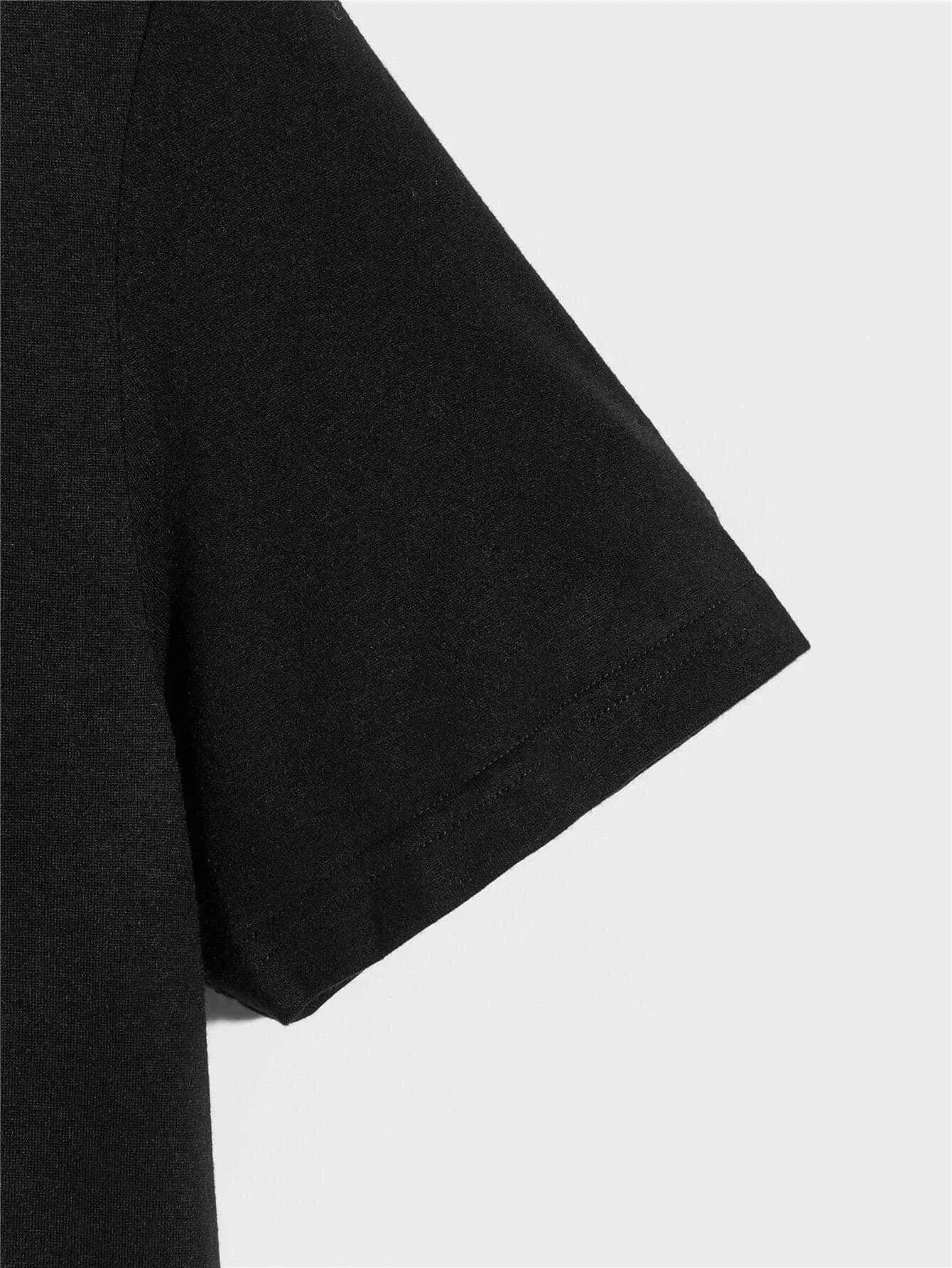 Men's casual crew neck T-shirt with rose print, oversized fit, by BACKUPMYFILESNOW.COM® featuring a stylish floral design.