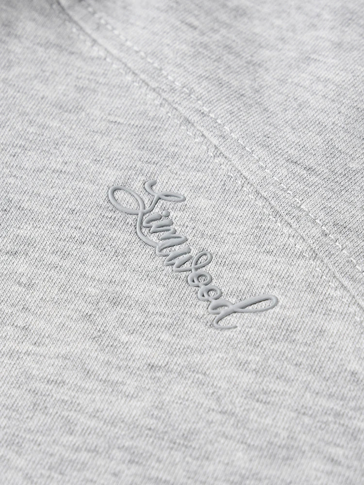 Black SIMWOOD men's long sleeve T-shirt with half-zip, breathable Sorona fabric, regular fit, suitable for spring.
