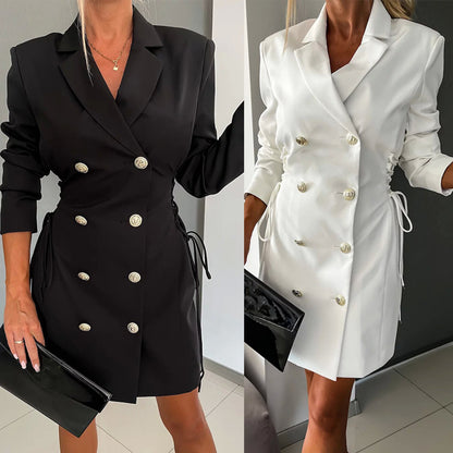 Black women's niche design business suit and dress collection featuring tailored blazers and elegant dresses by BackupMyFilesNow.com