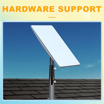 Aluminum alloy Starlink pipe adapter bracket for satellite internet pole mount, suitable for roof or wall installation.