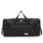 Black oversized handbag by BackupMyFilesNow.com, multi-functional tote suitable for travel, fitness, and outdoor activities.