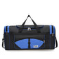 Black oversized handbag by BackupMyFilesNow.com, versatile for travel, fitness, and outdoor activities, with multiple compartments.
