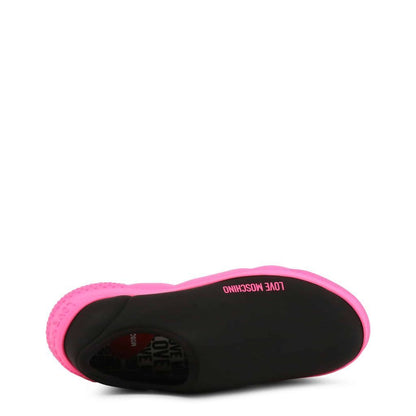 Pink slip-on shoes from BackupMyFilesNow.com featuring a sleek design and soft pink color.