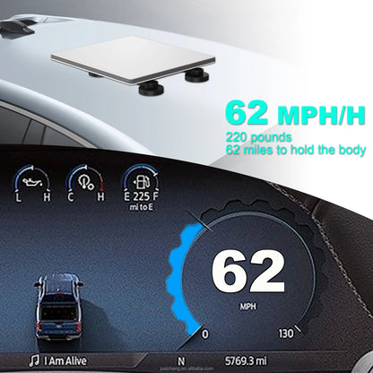 Portable magnetic car mount for Starlink Mini and Mini X, made of durable ABS material, ideal for camping and vehicle use.