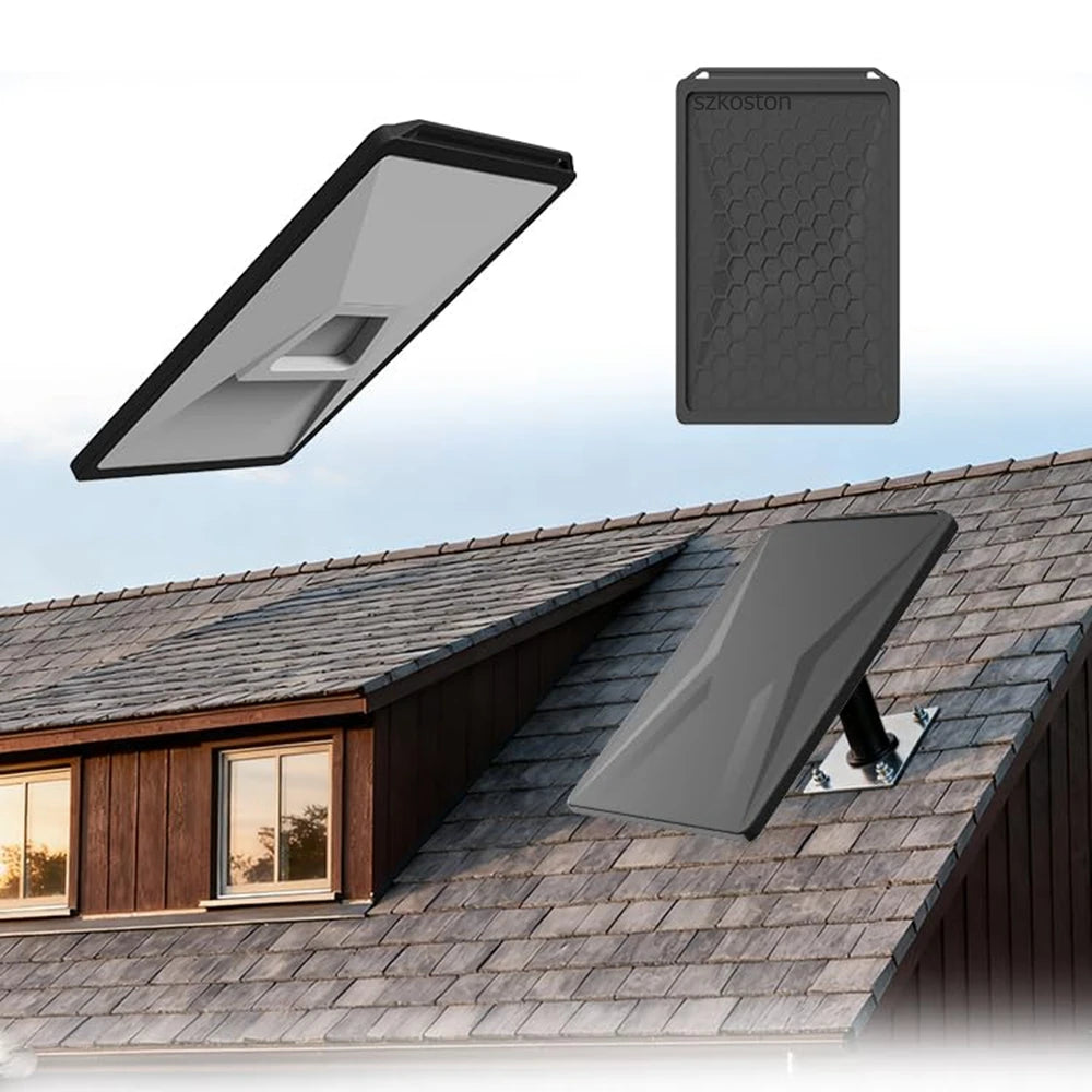 Black silicone protective cover case for Starlink Gen 3 accessories and satellite dish, waterproof and resistant, by BACKUPMYFILESNOW.COM®.