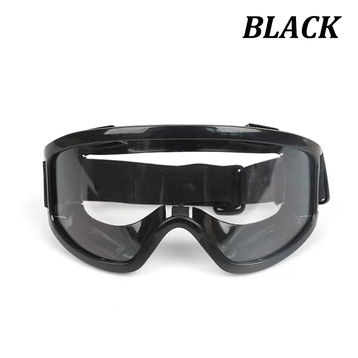 BackupMyFilesNow® safety antifog protective goggles with clear lens, wind-proof and anti-splash design for industrial and cycling use.