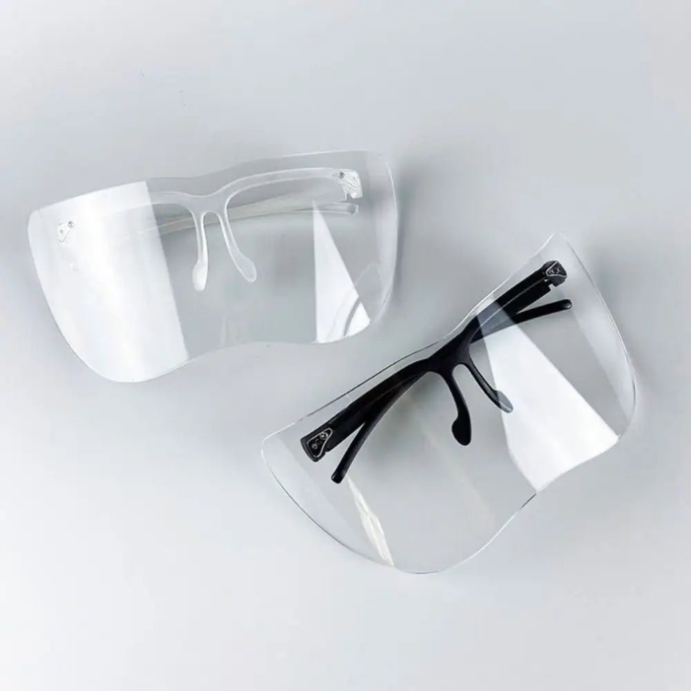 Black safety goggles from BACKUPMYFILESNOW.COM® with dust-proof, anti-splash, windproof design for outdoor sports and cycling.