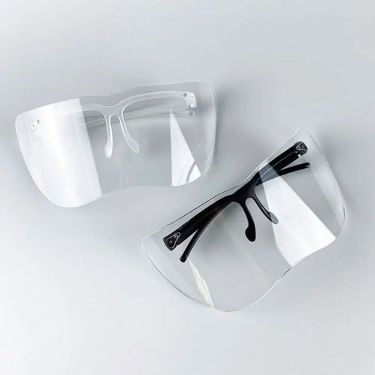 Black safety goggles from BACKUPMYFILESNOW.COM® with dust-proof, anti-splash, windproof design for outdoor sports and cycling.