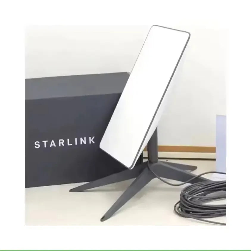 Starlink Standard Satellite Internet Kit V3 and Gen 4 by BACKUPMYFILESNOW.COM, full set with satellite dish and equipment.