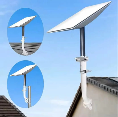 Starlink Standard Satellite Internet Kit V3 and Gen 3 V4 full set, including satellite dish, modem, and accessories for satellite internet.