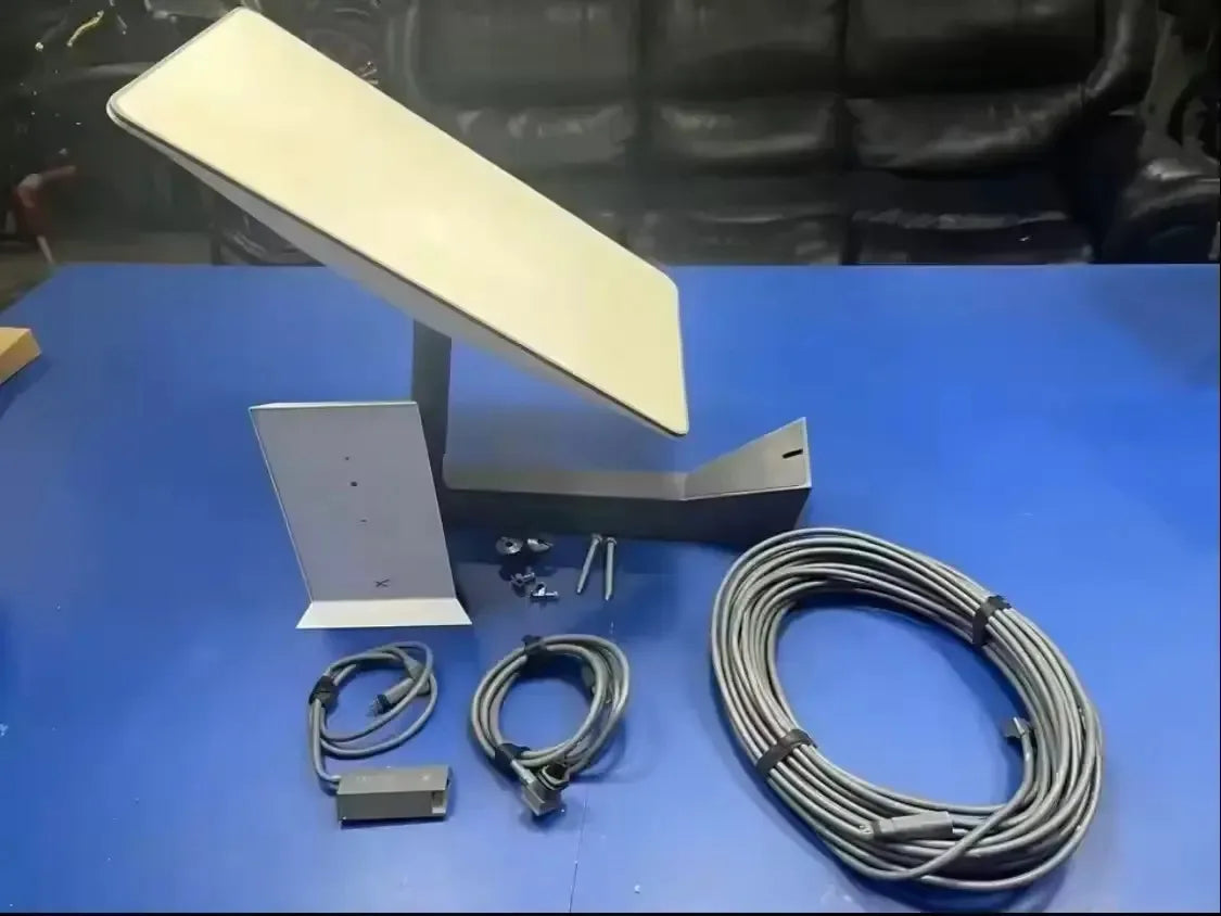 Starlink Standard Satellite Internet Kit V3 and Gen 3 V4 set, including satellite dish, modem, and accessories for high-speed connectivity