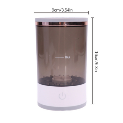 Black rechargeable Makeup Brush Cleaner from BackupMyFilesNow.com for easy, efficient cleaning of makeup brushes.