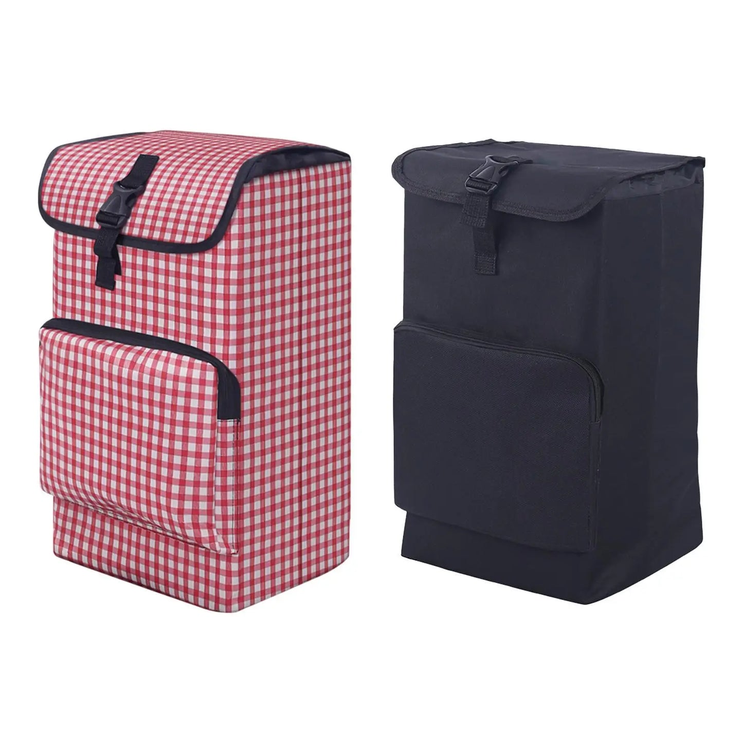Large black trolley shopping spare bag from BackupMyFilesNow.com designed for grocery shopping carts and groceries.