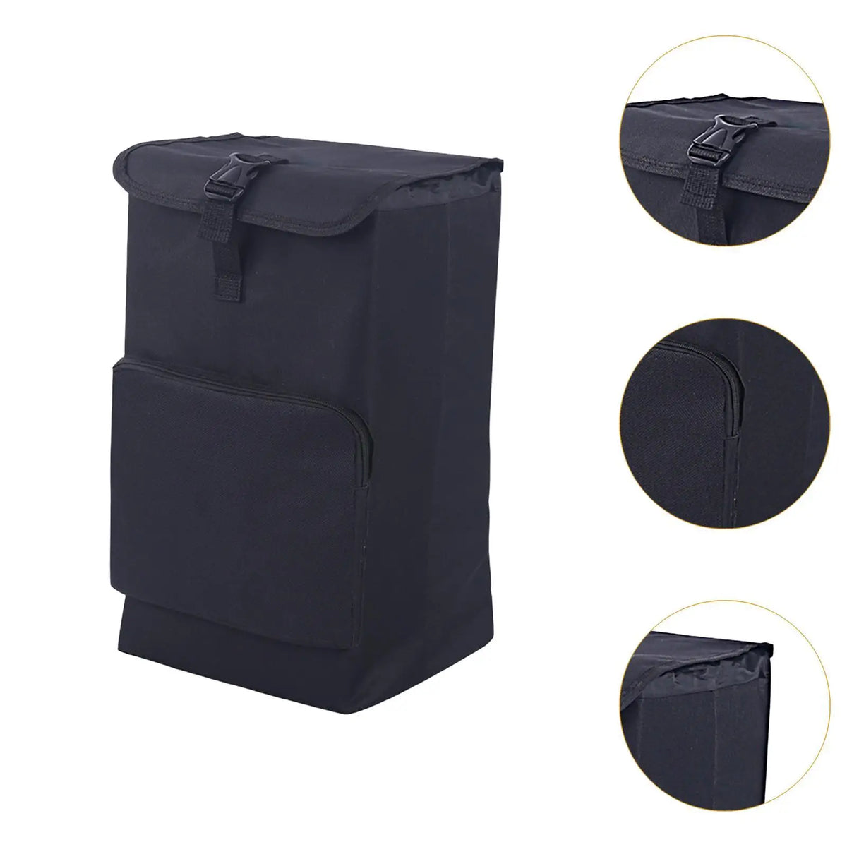 Large black trolley shopping spare bag by BackupMyFilesNow.com, designed for grocery shopping carts and grocery hauling.