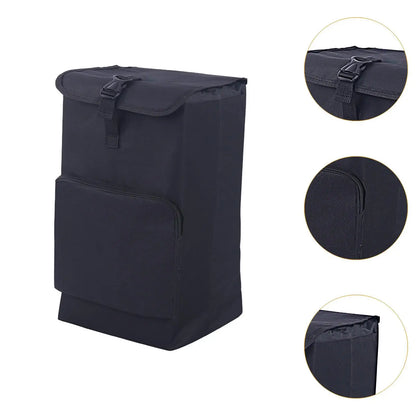 Large black trolley shopping spare bag by BackupMyFilesNow.com, designed for grocery shopping carts and grocery hauling.