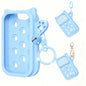 Black silicone hand sanitizer mist case with keyring, portable protective spray accessory for 1FL. OZ. hand sanitizer from BackupMyFilesNow.com