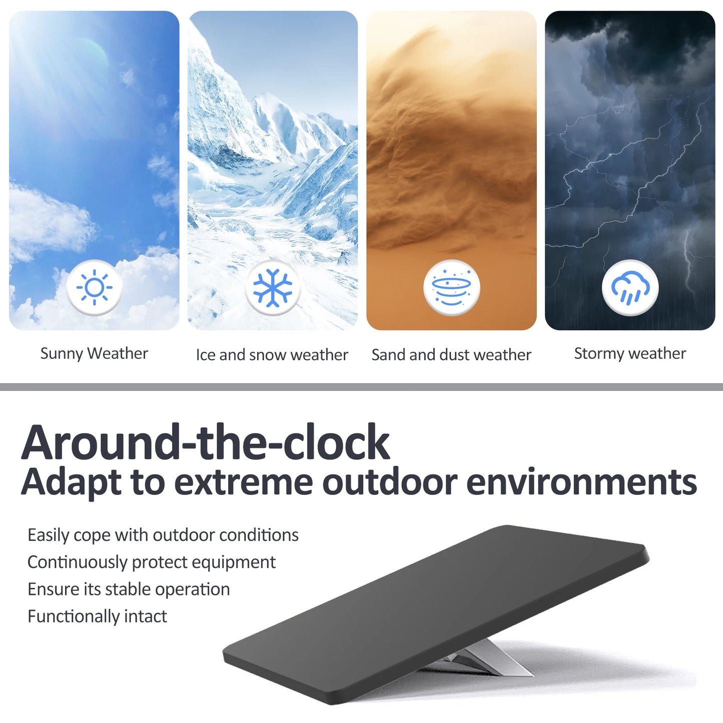 Black silicone protective cover case for Starlink Mini dish, weatherproof and dustproof, by BACKUPMYFILESNOW.COM®.