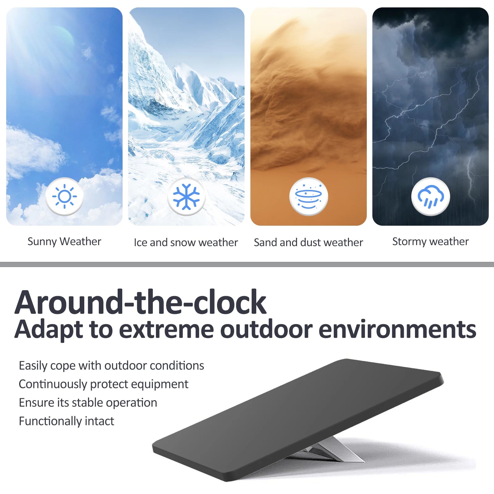 Black silicone protective cover case for Starlink Mini dish, weatherproof and dustproof, by BACKUPMYFILESNOW.COM®.