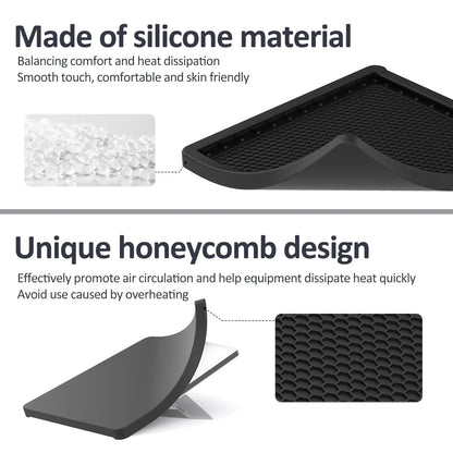 Black silicone protective cover case for Starlink Mini dish, weatherproof and dustproof from BACKUPMYFILESNOW.COM®.
