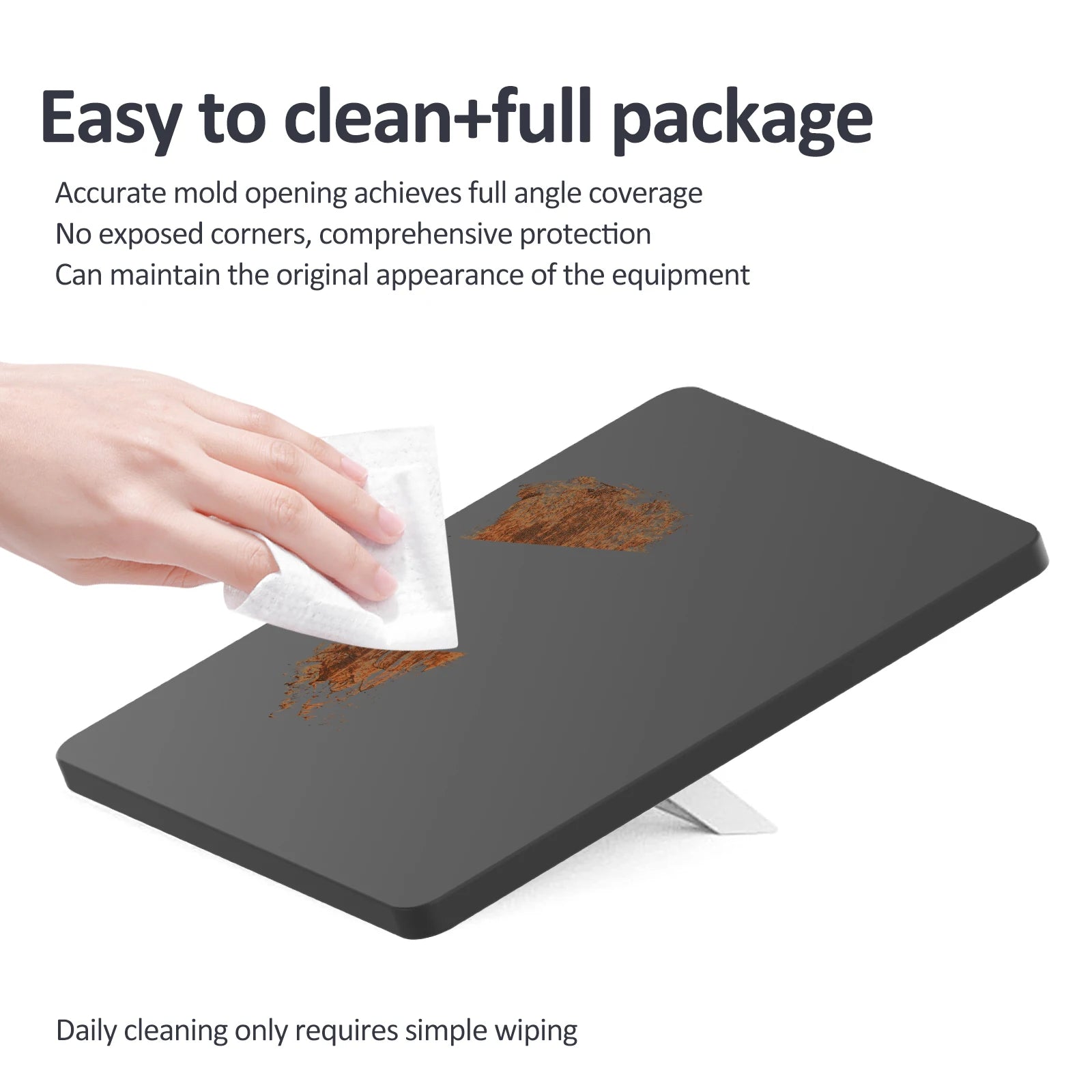 Black silicone protective cover case for Starlink Mini dish, weatherproof and dustproof, by BACKUPMYFILESNOW.COM®.