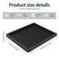 Black silicone protective cover case for Starlink Mini dish, weatherproof and dustproof, by BACKUPMYFILESNOW.COM®.