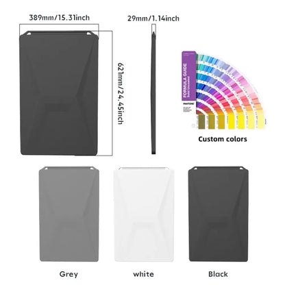 Black silicone protective cover with suction cups for satellite device, shockproof and signal-friendly from BACKUPMYFILESNOW.COM®.
