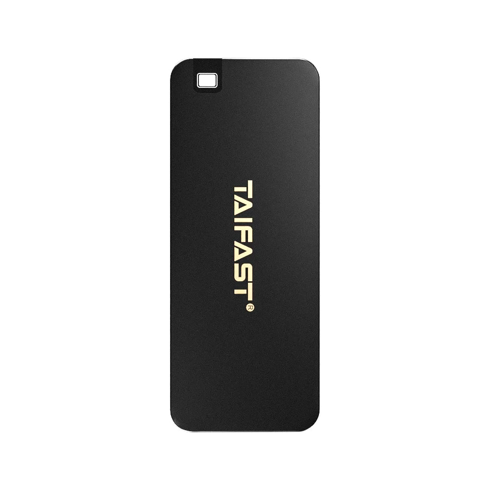 Black Taifast OEM USB 3.1 Type-C SSD external hard drive, available in 120GB, 240GB, 500GB, and 1TB M.2 solid state drive