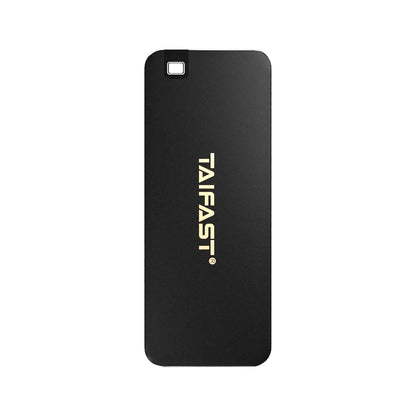 Black Taifast OEM USB 3.1 Type-C SSD external hard drive, available in 120GB, 240GB, 500GB, and 1TB M.2 solid state drive