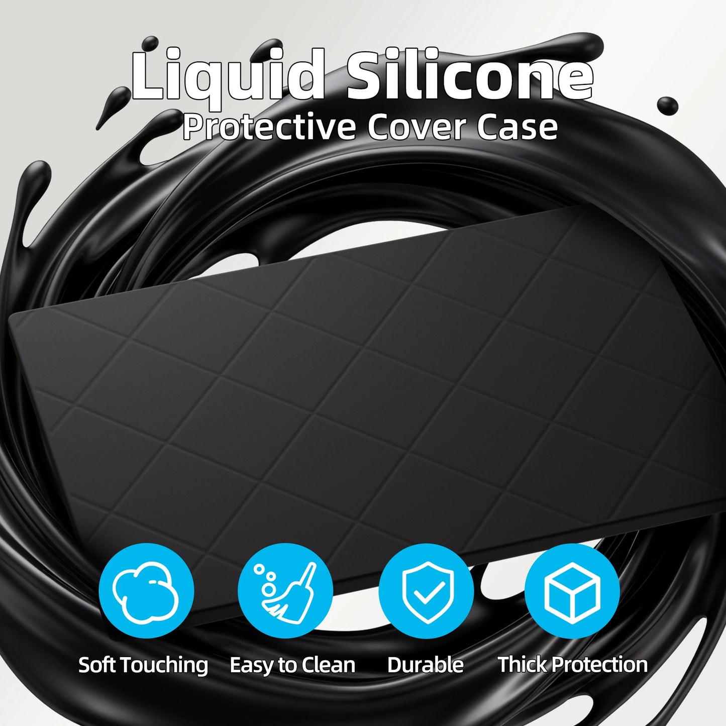 Black Starlink Gen 3 silicone cover protects standard satellite dish from water, hail, UV rays, and outdoor elements.